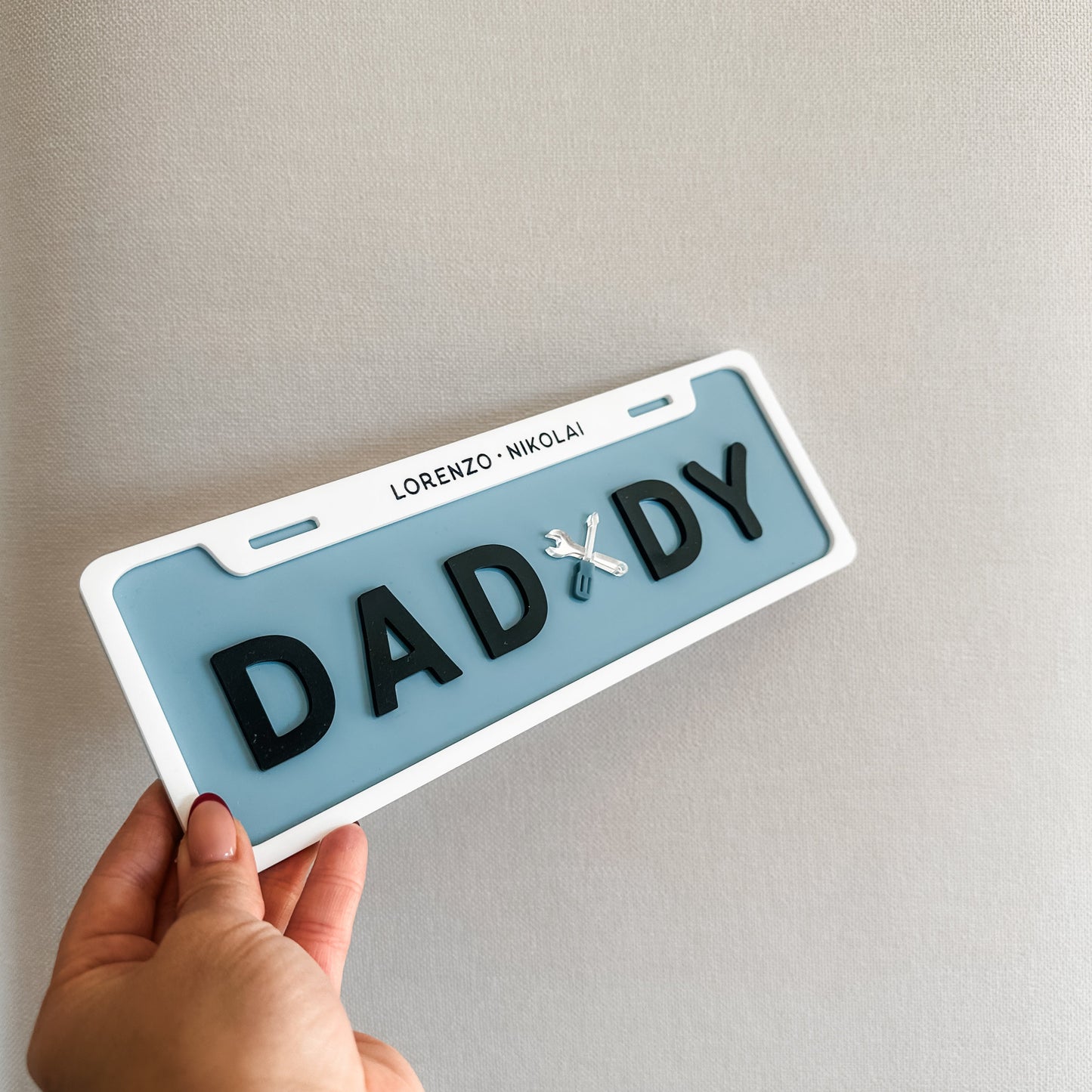 Personalised Number Plate - Daddy