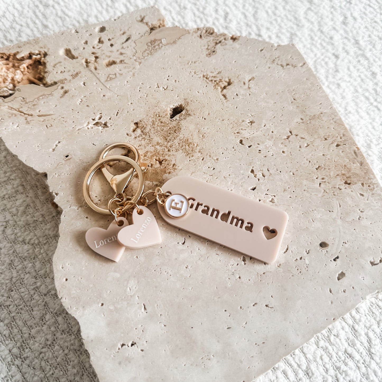 Personalised Keyring with Charms