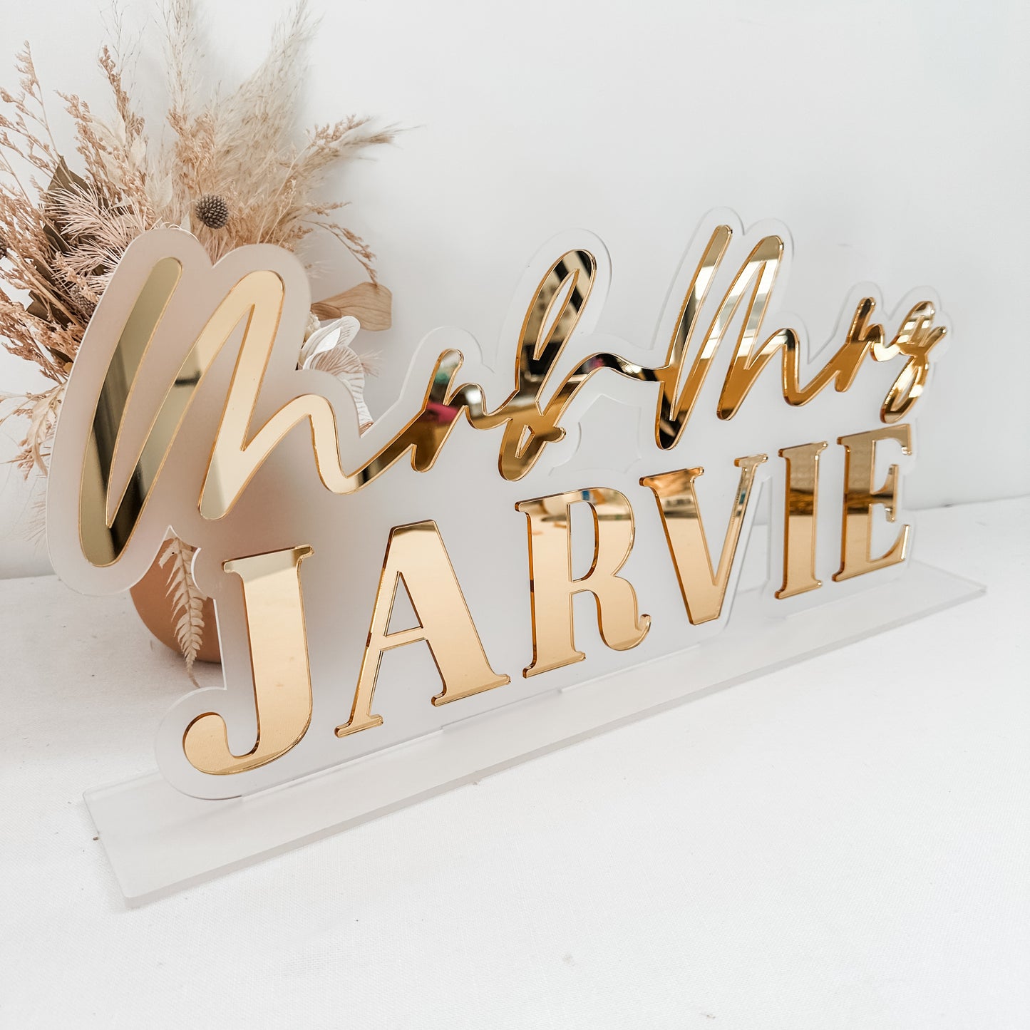 Wedding Table Name Sign