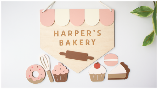Kids Bakery Playroom Sign