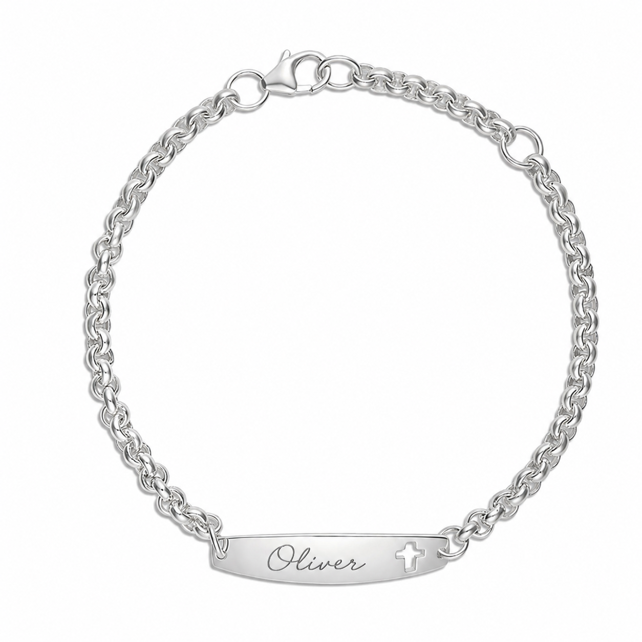 Baby Cross Baptism Bracelet