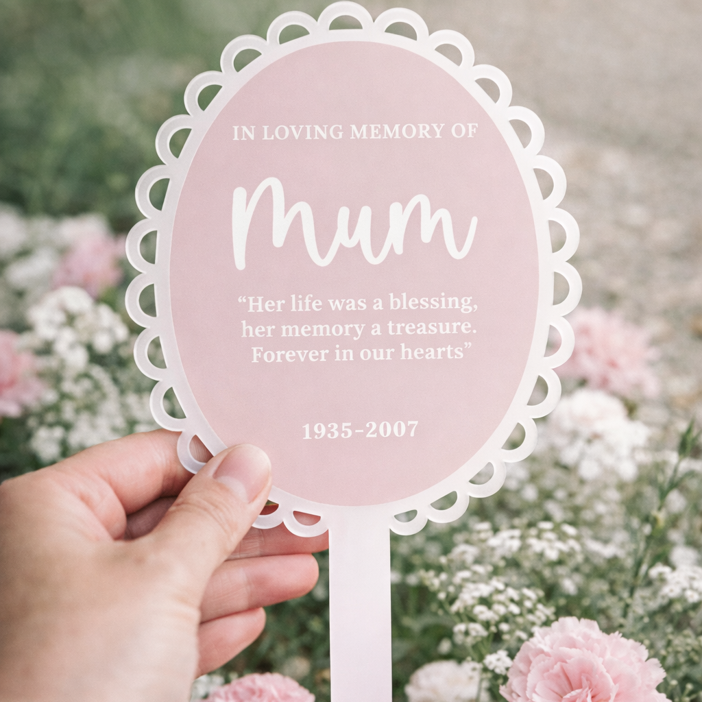 'In Loving Memory' Grave Vintage Style Stake