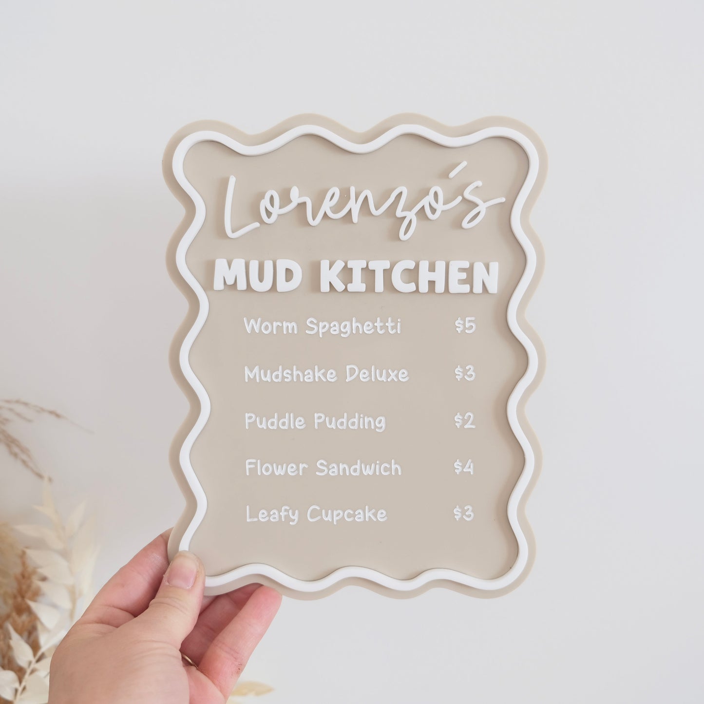 Mud Kitchen Acrylic Sign