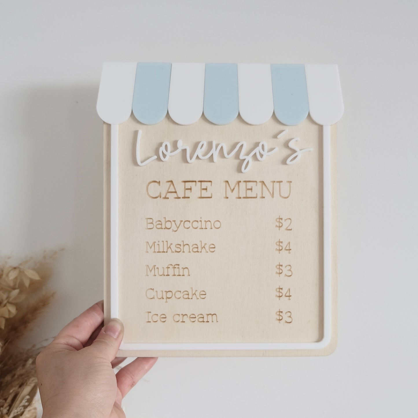 Café Menu Play Sign