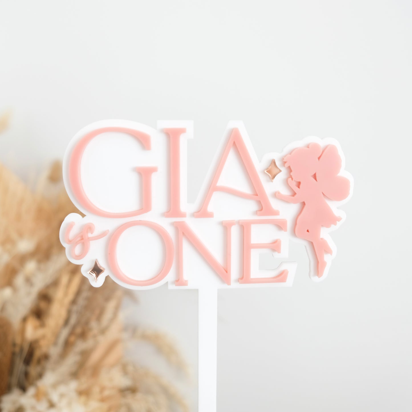 Fairy First Birthday Cake Topper
