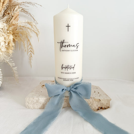 Baptism Christening Candle