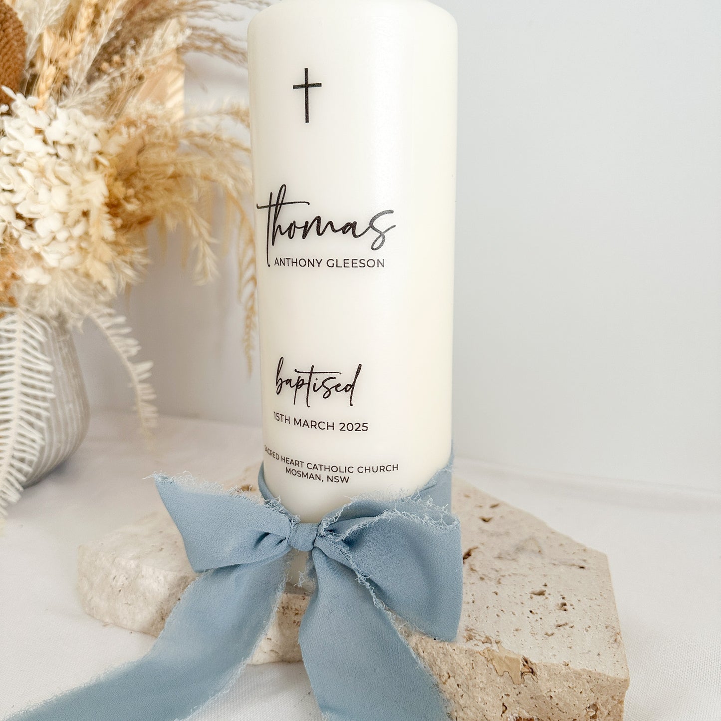 Baptism Christening Candle