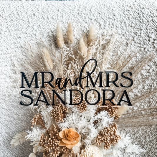 Wedding Cake Topper | Sandora