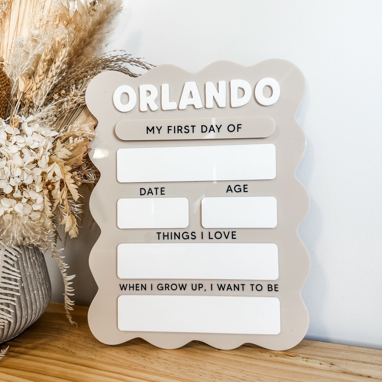 Back To School 'Wavy' Board