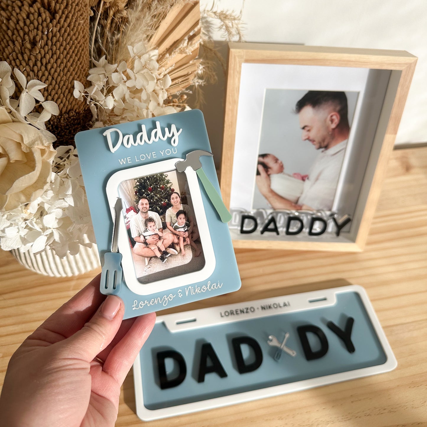 Daddy Photo Magnet Frame