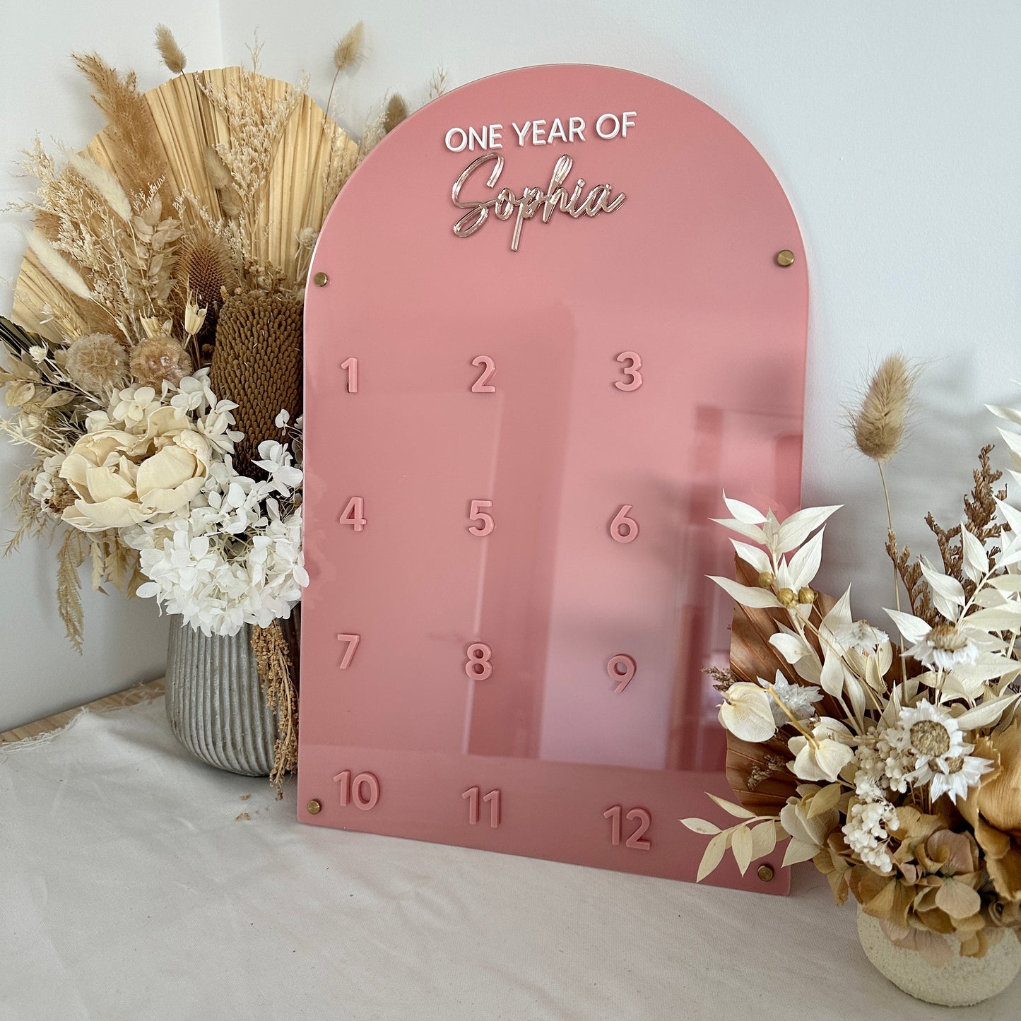 First Birthday One Year Board