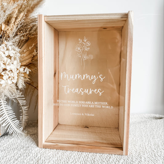Keepsake Wooden Box for Mum
