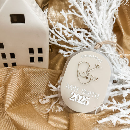 Personalised Baby First Christmas Ornament