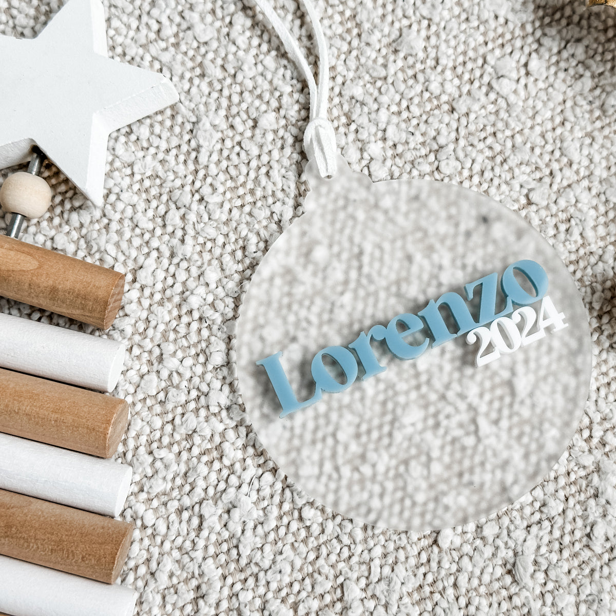Kids Personalised Christmas Ornament