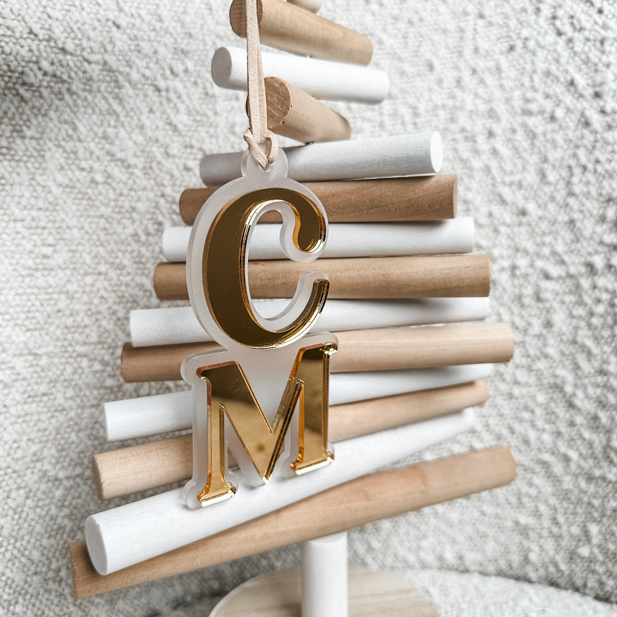 Christmas Monogram Ornaments