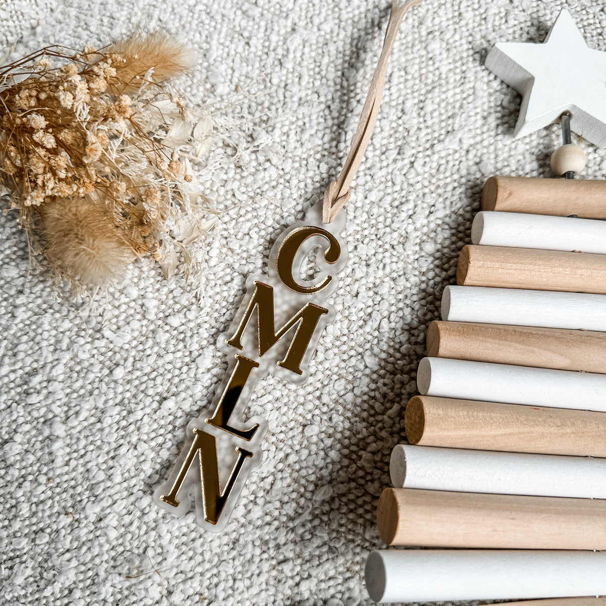 Christmas Monogram Ornaments