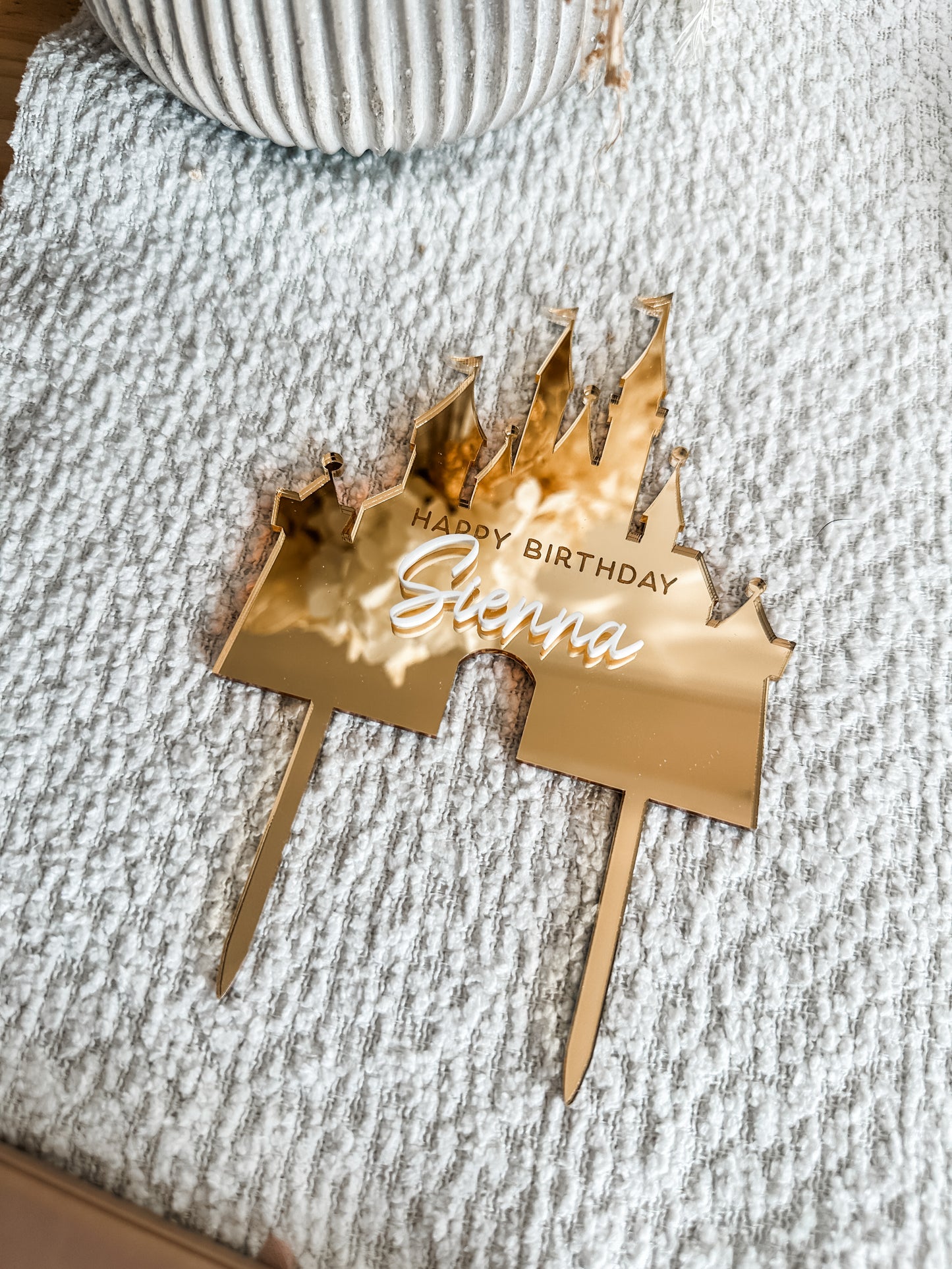 Princess Castle Cake Topper