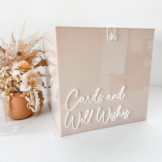 Acrylic Wedding Wishing Well