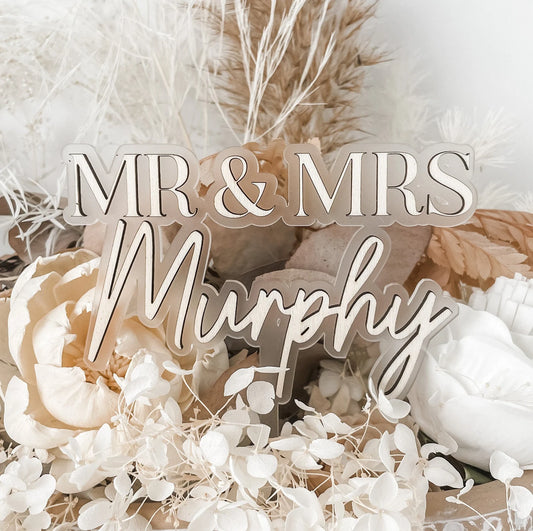 Wedding Cake Topper | Murphy
