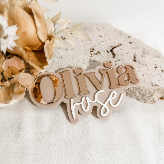 Baby Announcement Name Plaque