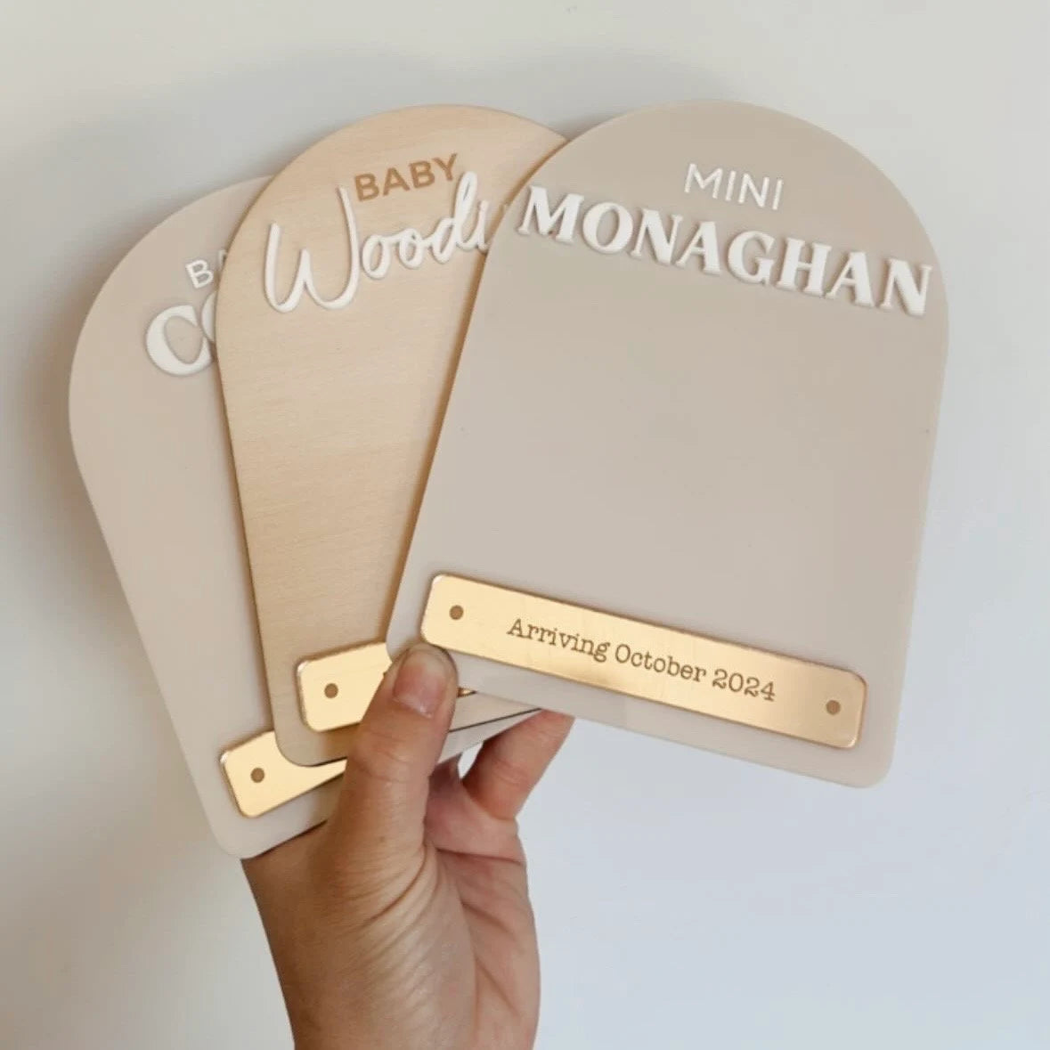 Baby Announcement Ultrasound Arch Magnet